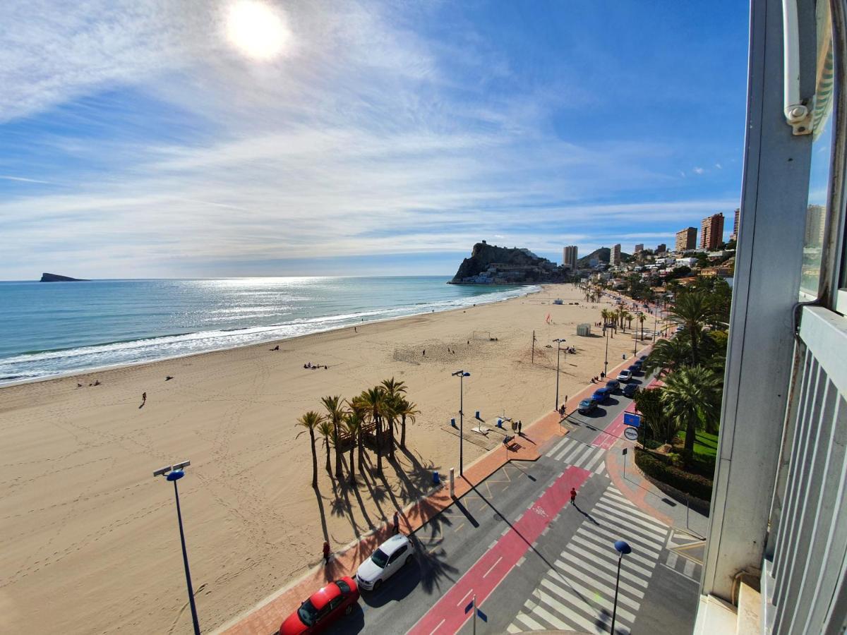 Esmeralda, Benidorm Beachfront Poniente, 1st line Frontal Seaview, Ocean Terrace Exterior foto