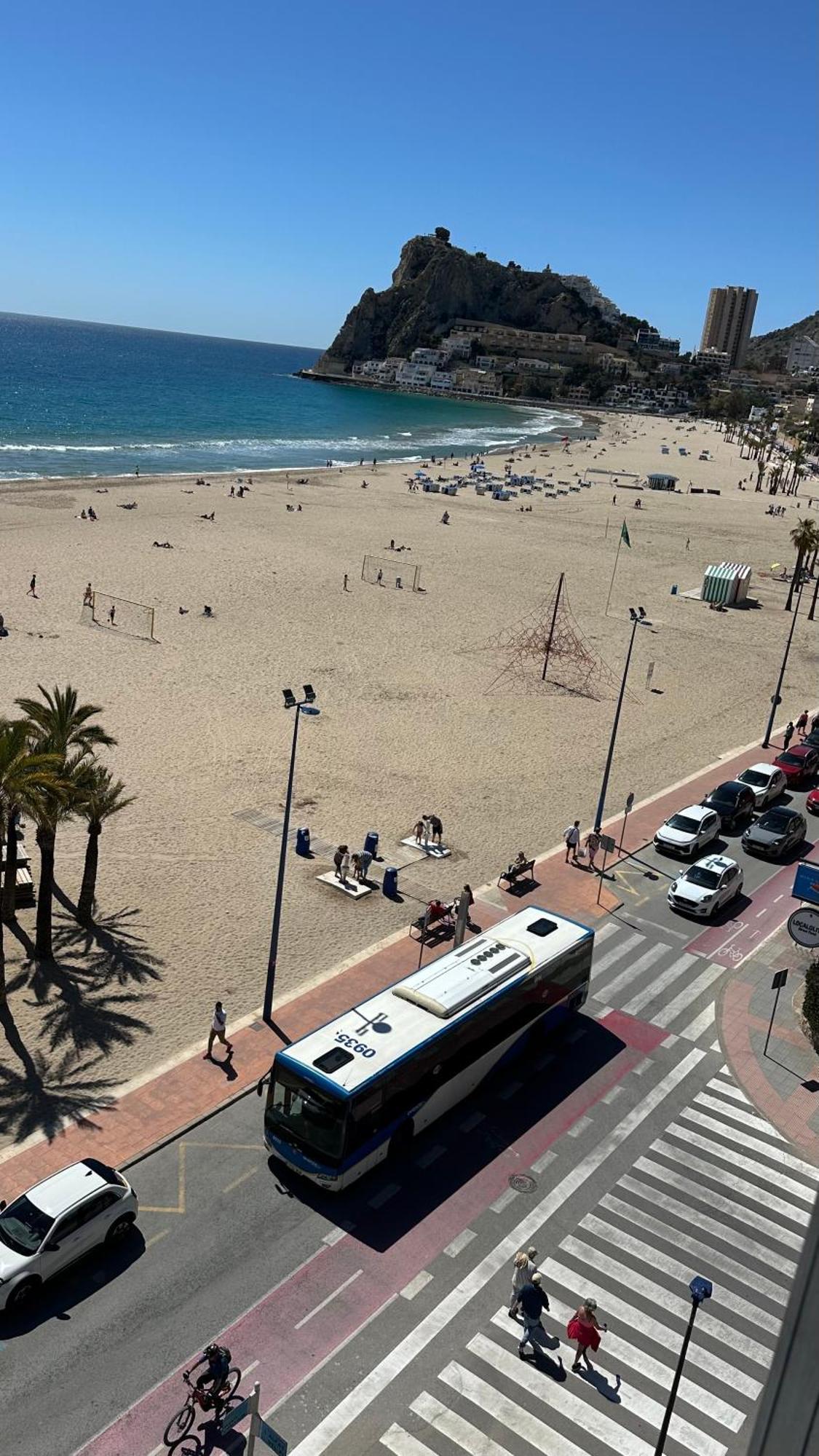 Esmeralda, Benidorm Beachfront Poniente, 1st line Frontal Seaview, Ocean Terrace Exterior foto
